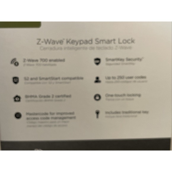Kwikset Home Connect 620 SmartKey Keypad Zwave Smart Lock Venetian Bronze Ring - Picture 11 of 16